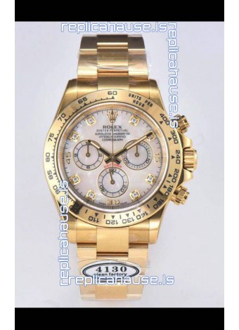 Rolex Cosmograph Daytona M116508-0007 Yellow Gold Original Cal.4130 Movement - 904L Steel Watch