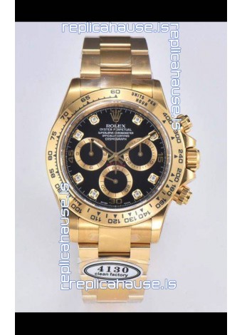 Rolex Cosmograph Daytona M116508-0016 Yellow Gold Original Cal.4130 Movement - 904L Steel Watch