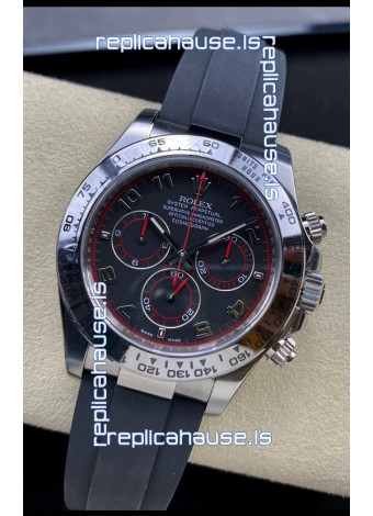 Rolex Cosmograph Daytona 116509 Black Dial Cal.4130 Movement - 904L Steel Watch