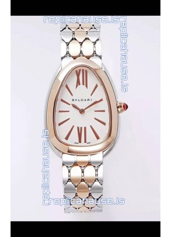 Bvlgari Serpenti Seduttori Edition in Two Tone Rose Gold Casing Super Clone Watch