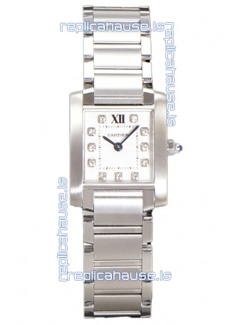 Cartier Tank Francaise Stainless Steel Swiss Quartz Replica Watch 25.70MM
