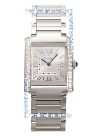 Cartier Tank Francaise Stainless Steel Swiss Quartz Replica Watch 25.70MM