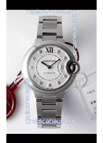 Ballon De Cartier Swiss Automatic 1:1 Mirror Quality 33MM in Steel Casing