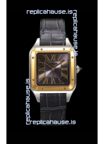 Cartier Santos Dumont 31.4MM Super Clone Edition Watch in Two Tone Casing