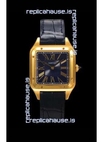 Cartier Santos Dumont 31.4MM Super Clone Edition Watch in Gold Casing