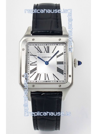 Cartier Santos Dumont 31.4MM Super Clone Edition Watch in Steel Casing