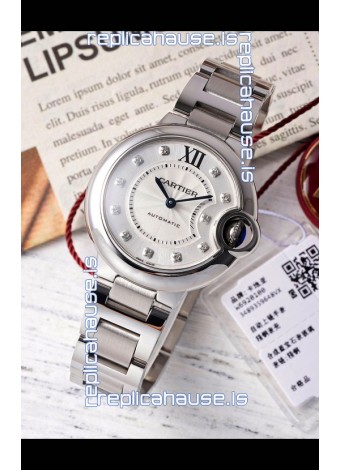 Ballon De Cartier Swiss Automatic 1:1 Mirror Quality 33MM in Steel Casing