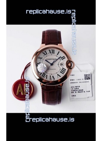 Ballon De Cartier Swiss Automatic 1:1 Mirror Quality 42MM in Rose Gold Casing