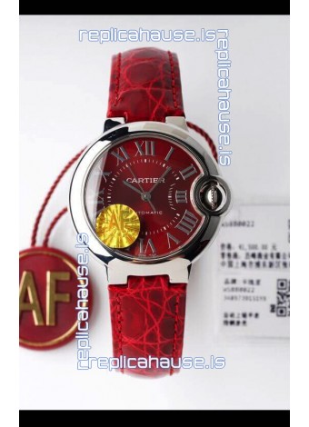 Ballon De Cartier Swiss Automatic 1:1 Mirror Quality 33MM in Steel Case 