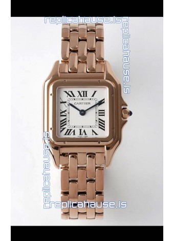 PANTHERE de Cartier Edition 27MM 1:1 Mirror Swiss Watch Rose Gold Casing