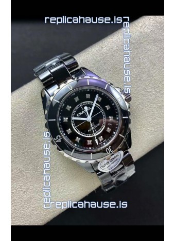 Chanel J12 38MM Black Ceramic Case Watch Automatic 1:1 Mirror Replica Watch