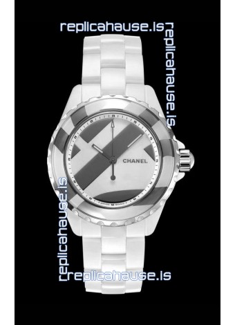 Chanel J12 Untitled White Ceramic Casing Watch 1:1 Mirror Replica Watch - 38MM Automatic Movement