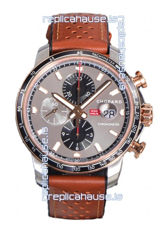 Chopard Mille Miglia GTA Chronograph Two Tone 1:1 Mirror Replica - Grey Dial 