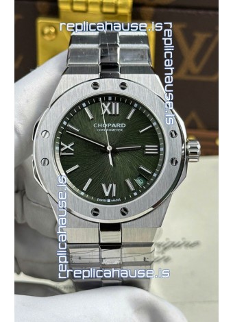 Chopard Alpine Eagle Stainless Steel Green Dial Super Clone Replica Watch 