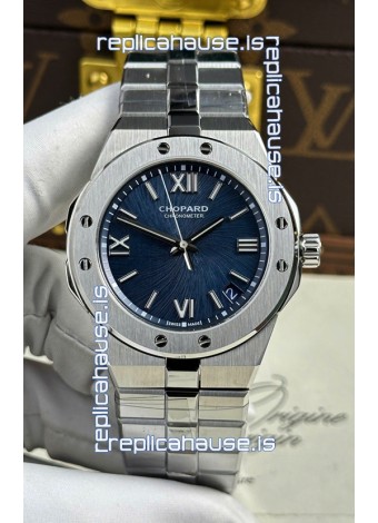 Chopard Alpine Eagle Stainless Steel Blue Dial Super Clone Replica Watch 