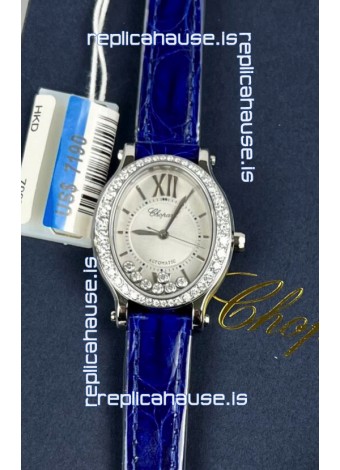 Chopard Happy Diamonds Mossanites Edition Super Clone Automatic Watch 