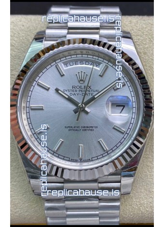 Rolex Day Date Presidential 904L Steel 40MM - Steel Dial 1:1 Mirror Quality Watch