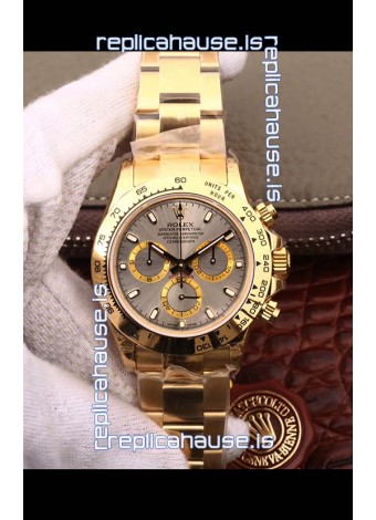Rolex Cosmograph Daytona 116508 Yellow Gold Original Cal.4130 Movement - 904L Steel Watch