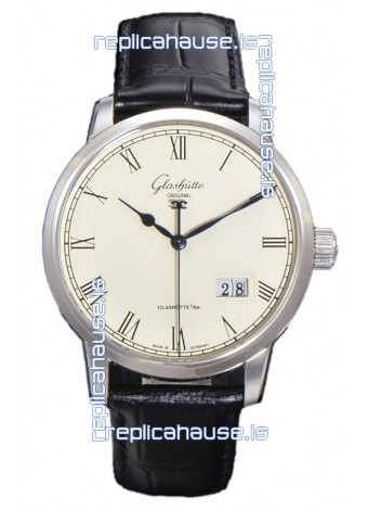 Glashütte Senator Excellence Panorama Date Stainless Steel 1:1 Mirror Replica Watch 