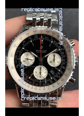 Breitling Navitimer 1 B01 Chronograph Edition 43MM - Black Dial 904L 1:1 Mirror Replica Watch