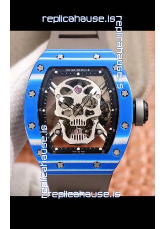 Richard Mille RM052-1 Tourbillon in Blue Ceramic Casing - 1:1 Mirror Quality 