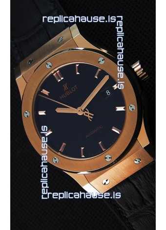 Hublot Classic Fusion King Gold Swiss Replica Watch - 1:1 Mirror Replica