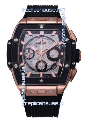 Hublot Spirit of Bang Rose Gold Casing Ceramic Bezel - 42MM Swiss Replica