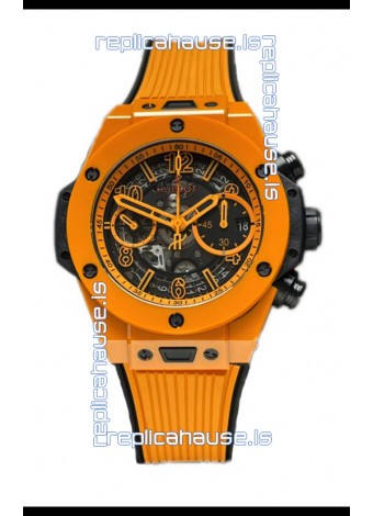 Hublot Spirit of Bang Orange Magic Edition Watch in Ceramic Casing - 42MM Swiss Replica