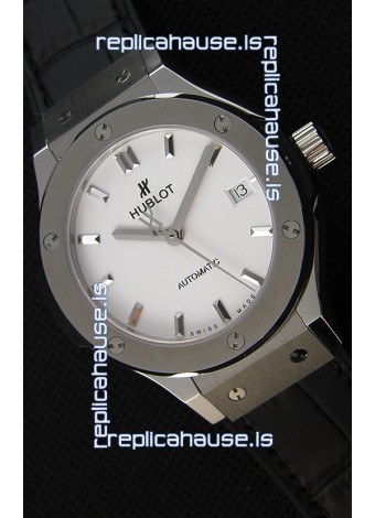 Hublot Big Bang Classic Fusion 38MM 1:1 Mirror Replica Watch White Dial 
