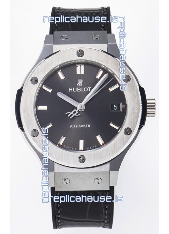 Hublot Super Clone Classic Fusion Titanium 38MM 1:1 Mirror Replica Watch Grey Dial