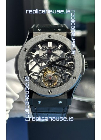 Hublot Classic Fusion Swiss Tourbillon 1:1 Mirror Replica - Ceramic Casing 45MM