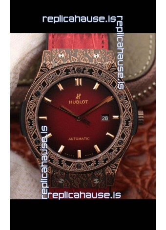 Hublot Classic Fusion Fuente Limited Edition Bronze 45MM Swiss Replica Watch 