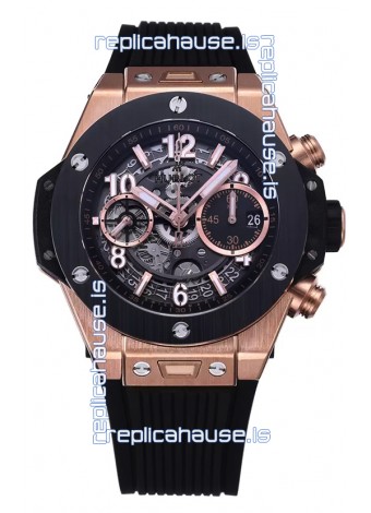 Hublot Big Bang Unico Rose Gold Casing 1:1 Mirror Edition Swiss Replica Watch