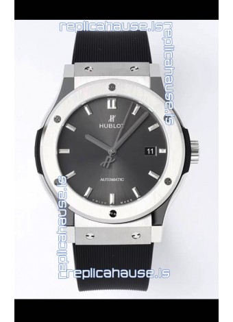 Hublot Classic Fusion Steel Grey Dial 42MM Swiss Replica Watch 1:1 Mirror Quality