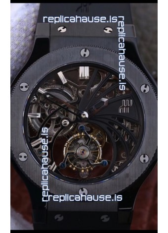 Hublot Classic Fusion Swiss Tourbillon 1:1 Mirror Replica - Ceramic Casing 45MM