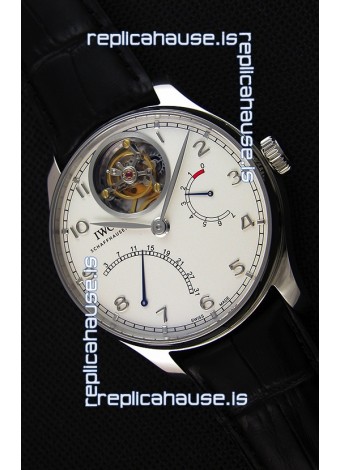 IWC Portugieser Tourbillon Mystere Retrograde IW504601 White Dial UPDATED 2019 Version 