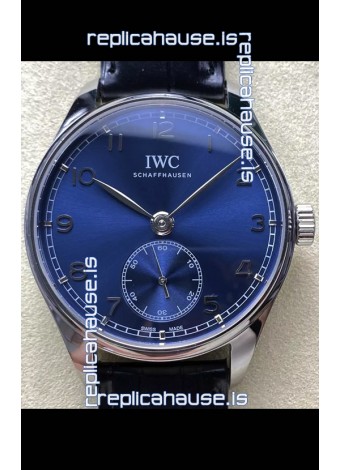 IWC Portugieser Super Clone Automatic 41 IW358305 Blue Dial in Steel Case