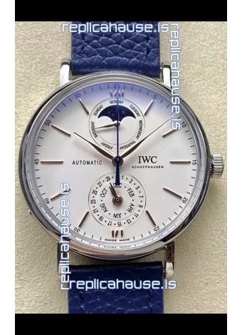 IWC IW359001 Portofino Complete Calendar 904L Stainless Steel Swiss Replica Watch 