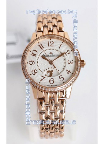 Jaeger-LeCoultre Rendez-Vous Steel Night & Day 1:1 Mirror Rose Gold Watch