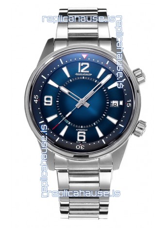 Jaeger LeCoultre Polaris Date Blue Dial Steel Strap 1:1 Mirror Replica Watch 42MM