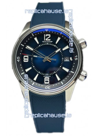 Jaeger LeCoultre Polaris Date Blue Dial Rubber Strap 1:1 Mirror Replica Watch 42MM