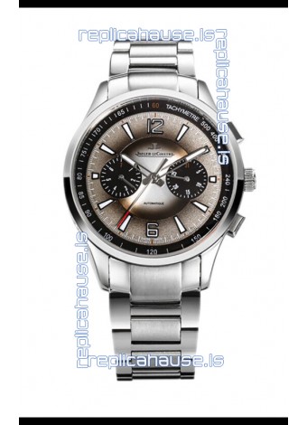Jaeger LeCoultre Polaris Chronograph Stainless Steel Casing Grey Dial Swiss Replica Watch 