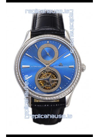 Jaeger LeCoultre Master Ultra-Thin Tourbillon Blue Dial Stainless Steel Casing