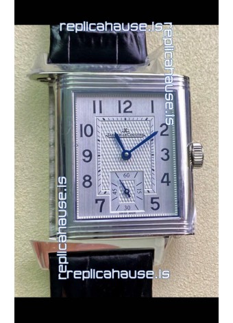 Jaeger-LeCoultre Reverso DuoFace Stainless Steel Casing Watch in Swiss Automatic Movement
