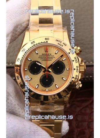 Rolex Cosmograph Daytona 116508 Yellow Gold Original Cal.4130 Movement - 904L Steel Watch