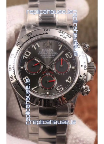Rolex Cosmograph Daytona 116509 Dark Grey Dial Cal.4130 Movement - 904L Steel Watch
