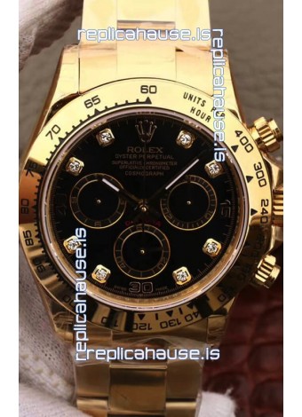 Rolex Cosmograph Daytona 116508 Yellow Gold Original Cal.4130 Movement - 904L Steel Watch