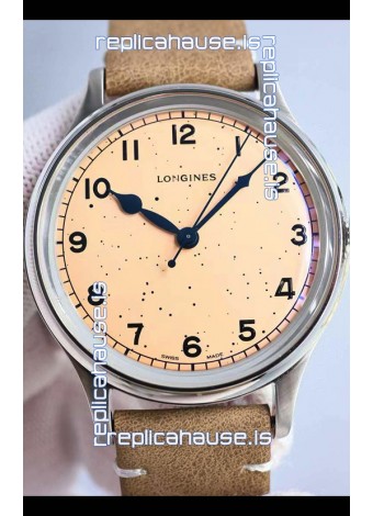 Longines Heritage Military Stainless Steel Watch in Swiss Automatic Movement 