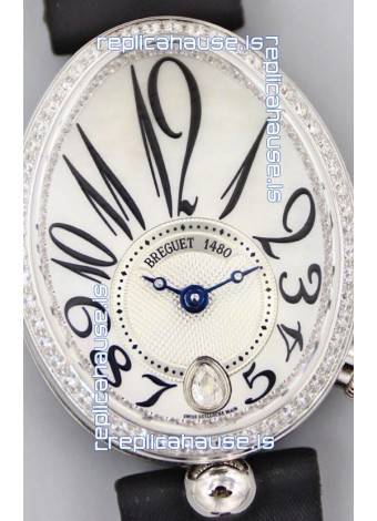Breguet Reine De Naples Ladies Stainless Steel Swiss 1:1 Edition Replica Watch 