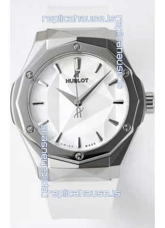 Hublot Classic Fusion Orlinski King 40MM Edition White Dial Swiss Replica Watch
